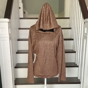 Vintage Club D'Enfants Sparkling Bronze Hooded Top 🐱